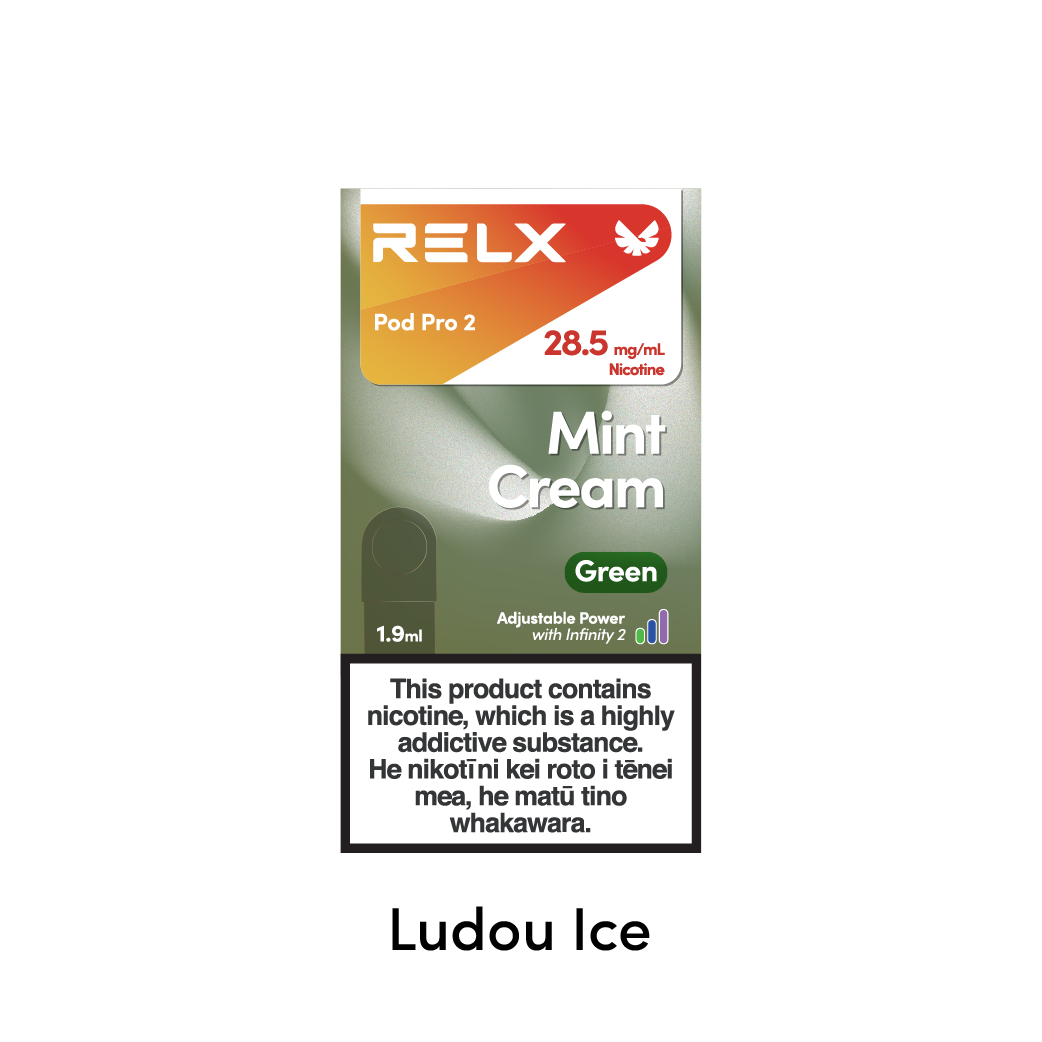 RELX Infinity2 Pod: Mint Cream 28.5mg/mL