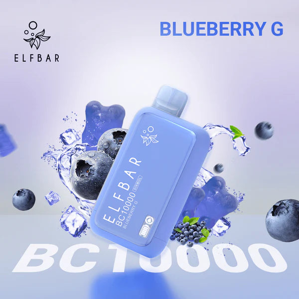 ELFBAR BC10000 Disposable 18ml 5% | Blueberry Gummy | ブルーベリーグミ