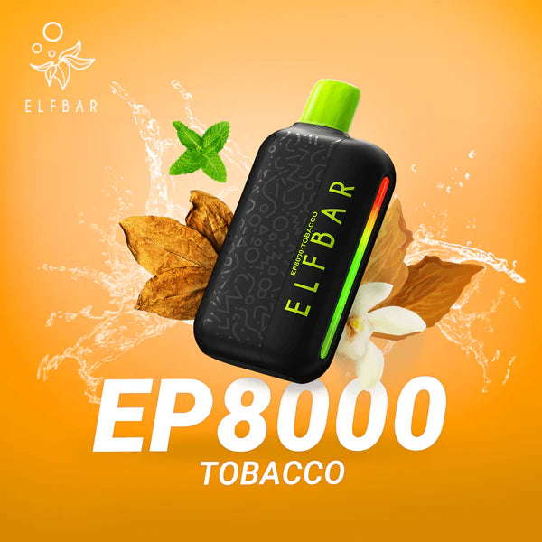 ELFBAR EP8000 Disposable 13ml 5% | Tobacco