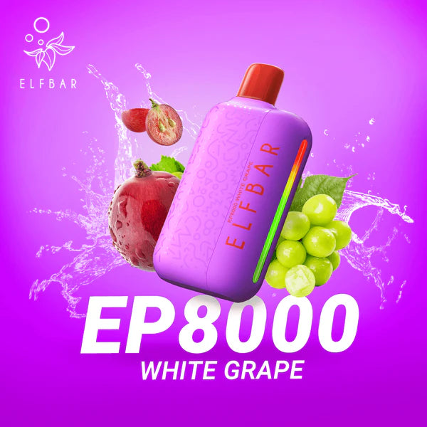 ELFBAR EP8000 Disposable 18ml 5% | White Grape