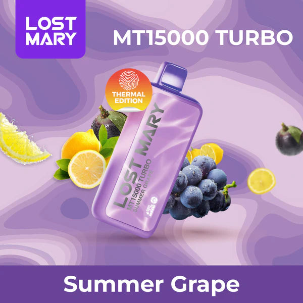 LOST MARY MT15000 Disposable 16ml 5% | Summer Grape | サマーグレープ