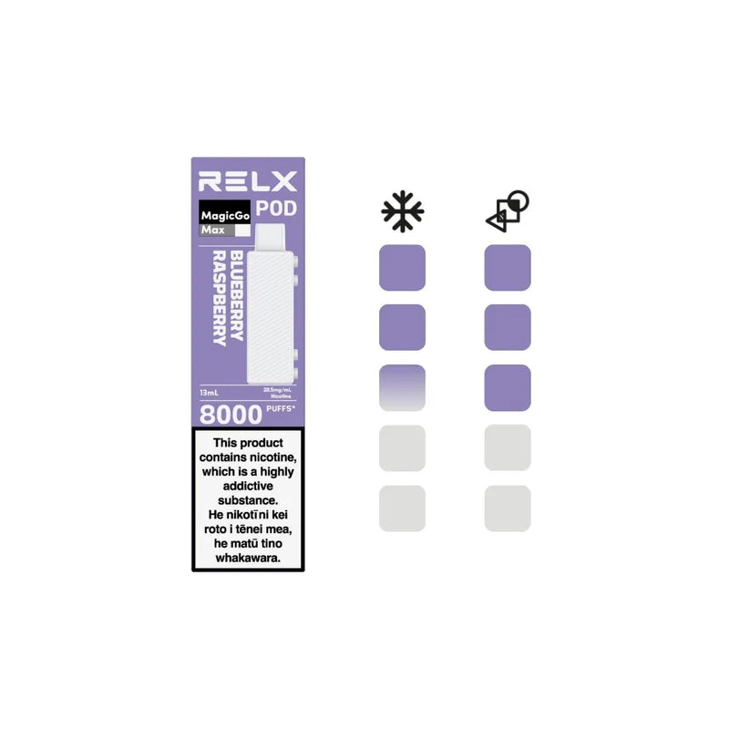 RELX MagicGo Max Pod 13ml: Blueberry Raspberry - 28.5mg/mL