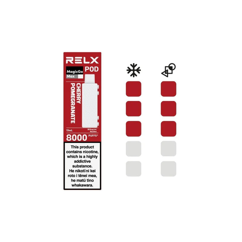 RELX MagicGo Max Pod 13ml: Cherry Pomegranate - 28.5mg/mL