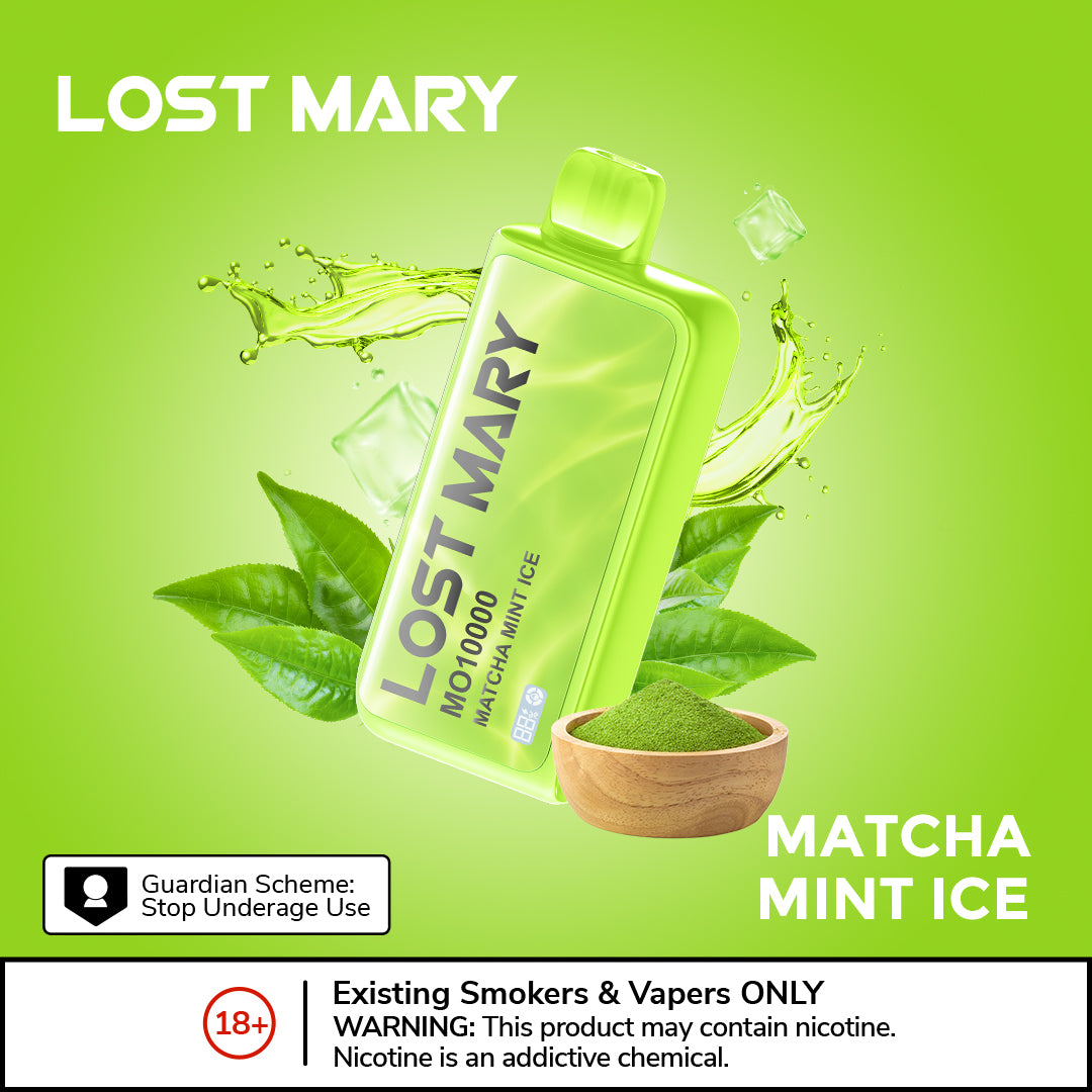 LOST MARY MO10000 Disposable 18ml 5% | Matcha Mint Ice