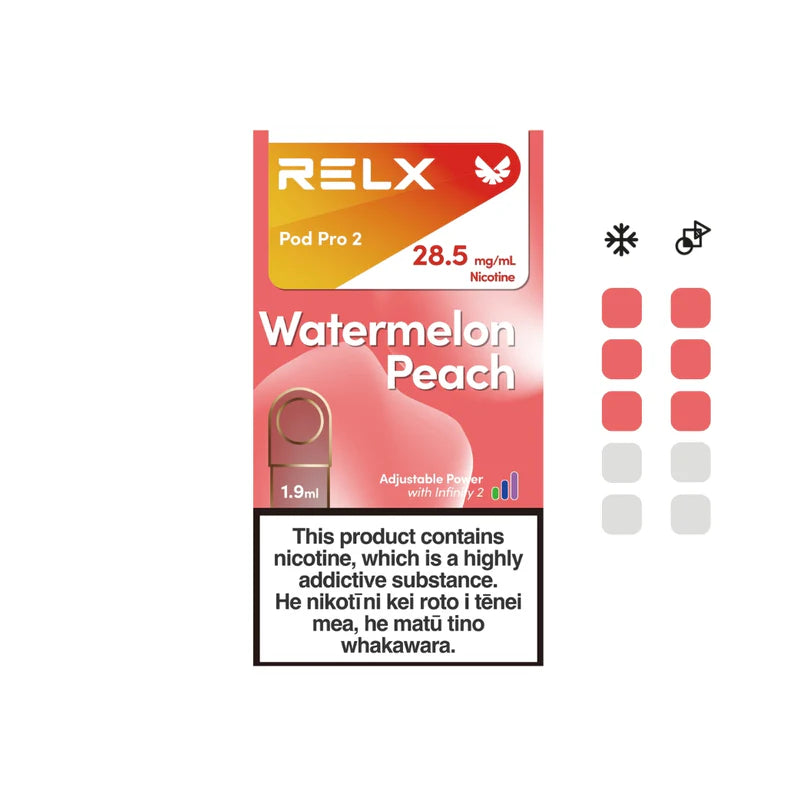 RELX Infinity2 Pod: Watermelon Peach 28.5mg/mL