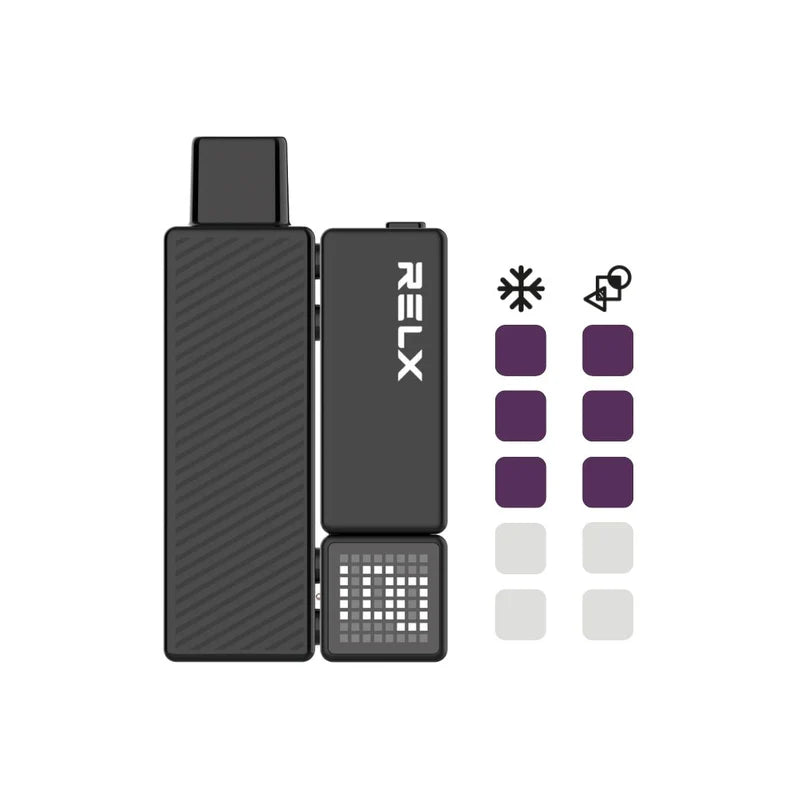 RELX MagicGo MAX Vape Starter Kit: Blackberry 28.5mg/mL 13ml