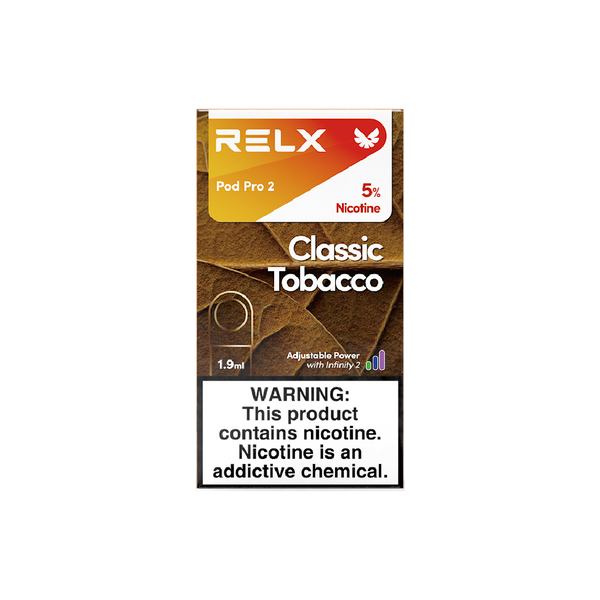 RELX Infinity2 Pod: Classic Tobacco 5%