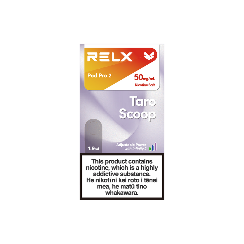 RELX Infinity 2 Pod: Taro Scoop Nicotine Salt 50mg/ml