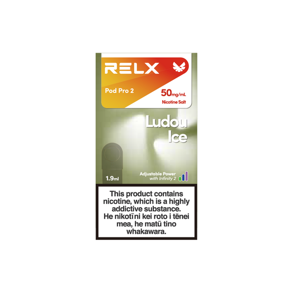 RELX Infinity 2 Pod: Ludou Ice (Mung Bean) Nicotine Salt 50mg/ml