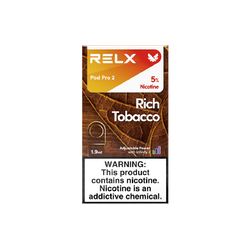RELX Infinity 2 Pod: Rich Tobacco Nicotine Salt 50mg/ml