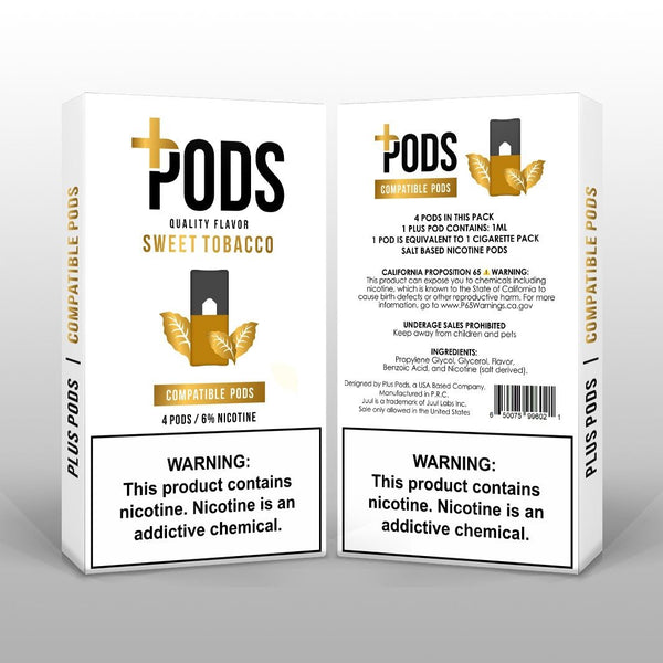 Plus Pods Sweet Tobacco 4 Pack *JUUL Compatible* - Vapespot