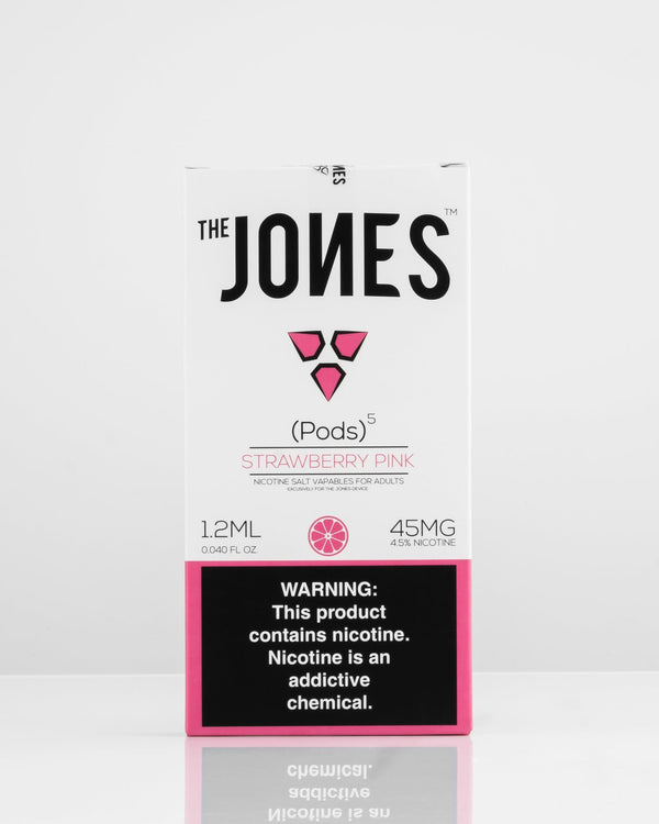 The Jones Pods Strawberry Pink 5 Pack *JUUL Compatible* | Vapespot